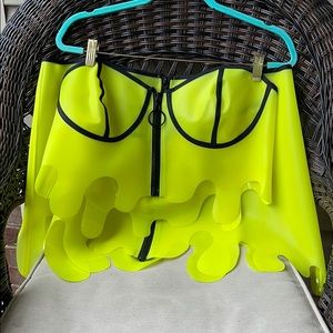 Dolls Kill Club Exx SLIME ZONE REFLECTIVE Outfit